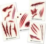 Just For Fun Temporary Tattoos (5 sheets) - Nitefall(TM) Wounds