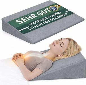 Keilkissen Bett für ruhige Nächte & Magenberuhigung – Matratzenkeil & Rückenkissen für ruhigere nächtliche Atemgeräusche – Lesekissen für entspanntes Lesen im Bett – Oeko-TEX Zertifiziert & geprüft