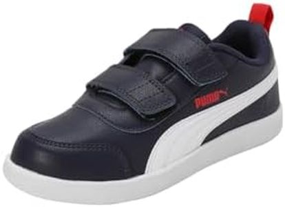 Puma Unisex-Kid Walkies PS Navy-for All Time Red-White Sneaker - 11 UK (39999802)