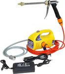SUNICE Portable Car Pressure Washer Spray Gun 7 Meter Outlet Pipe, Work with Power Adapter and Car Charging Socket Cable, Car Washing, Bike, Floor Window Cleaning (Pressure Washer 12V DC)