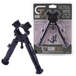 GunTuff Tactical Bipod Barrel Rest Airgun Air Rifle Gun Shooting Fold Up Air Rifle Gun