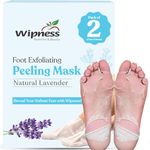 100% Natural Peeling & Exfoliating Foot Mask for Baby Soft Feet | Removes Dead Skin & Calluses | Hydrates & Smooths Cracked Heels - Pack of 2 Pairs