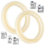 54mm Silicone Steam Ring, 2PCS Grouphead Gasket Replacement Parts, No BPA Silicone Gasket Seal, for Breville Espresso Machine 878/870/860/840/810/500/450/ Sage 500/870/875/880/810/878