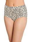 Jockey Women's Underwear Cotton Stretch Brief, Leopard Print, 5