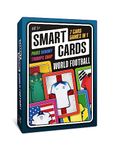 100 PICS SMART CARDS World Football, Gift, Stocking Filler, Travel Card Game, 50 cards, 7 games in 1, Pairs, Snap, Trumps, Rummy, Memory Quiz, Trivia, Age 5+, 1-8 Players,