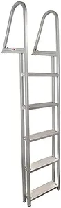 Extreme Max 3005.3383 Aluminum Pontoon/Dock Ladder - 5-Step