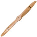 XOAR PJA 18 Inch 2 Blade RC Airplane Propeller Wood Prop for Gasoline RC Planes (18x10)