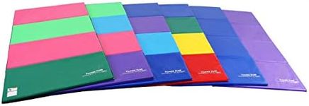 Tumbl Trak Gymnastics Folding Tumbling Panel Mat, 4ft x 8ft x 1-3/8in, Blueberry (G-824bb)