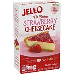 Jell-O Strawberry No Bake Cheesecake Dessert Kit (19.6 oz Box)