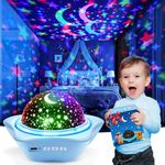 One Fire Star Projector for Kids Gifts, 96 Lighting Modes Star Light Space Projector for Bedroom,6 Films-360°Rotating Planetarium Projector for Room Decor,Funny Gifts,Kids Toddler Gifts【GIFTS PACKAGE】