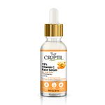 Croptil 15% Vitamin C Serum With Mandarin & Centella Asiatica For Skin Brightening, Dark Spot Removal & Collagen Growth