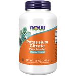Now Foods, Potassium Citrate, 340g Vegan Powder, Lab-Tested, Minerals, Potassium, Gluten Free, Soy Free, Vegetarian