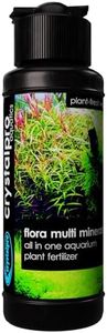 Crystalpro Flora Multi Minerals All in One Aquarium Plant Fertilizer - for Fast Growing Healthy Plants - Plant Food for Root and Leaf Growth- Safe for All Freshwater Livings 4.2 Oz