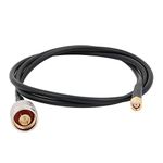 Uxcell a11060800ux0244 N-Type Male Connector to RP-SMA Female Antenna Pigtail Cable 1M