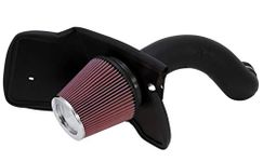 K&N Cold Air Intake Kit with Washable Air Filter: 1999-2007 Chevy/GMC/Cadillac (Silverado 1500, Suburban, Tahoe, Sierra 1500, Yukon, Escalade) V8, Black HDPE Tube with Red Oiled Filter, 57-3023-1