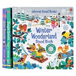 Usborne Sound Books Collection 3 Books Set (Jungle Sounds, Zoo Sounds & Winter Wonderland)