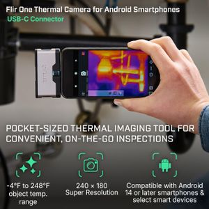 FLIR ONE USB-C Thermal Camera – Portable Infrared Imaging Device