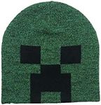 Minecraft Creeper Face Boys Beanie