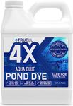 Airpro TruBlu Concentrated Pond Dye, Aqua Blue (1qt) - Concentrated Colorant Shades Water for Temperature Control - Safe for Swimming and Wildlife - Professional Strength