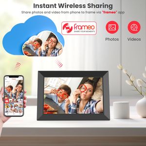 Frameo 10.1" WiFi Digital Photo Frame – Touchscreen Display