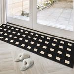 GRANNY SAYS Door Mat Outside Entrance, Non-Slip Outdoor Door Mat, 17.7" x 47" Front Door Floor Mats for Indoor Entryway, Low Pile Doormat for Outdoor Patio, Inside Door Mats for Home Entrance