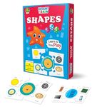 The Book Tree Bright Brain Shapes Puzzle - Learn & Recognise Shapes with 40 Puzzle Pieces – Engaging Activity for Kids Age 3+ - Gift Box by Majestic Book Club