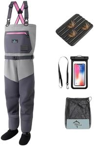 Trudave Women's Fishing Waders, Insulated Chest Waders with Stockingfoot Waterproof Neoprene Hunting Waders for Women