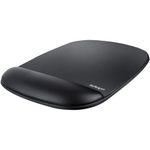 StarTech.com Mouse Pad with Hand Rest, 6.7x7.1x0.8in (17x18x2cm), Ergonomic Mouse Pad with Wrist Support, Desk Wrist Pad w/Non-Slip PU Base, Cushioned Gel Mouse Pad w/Palm Rest (B-Ergo-Mouse-PAD)