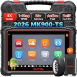 Autel MaxiCOM MK900-TS TPMS Diagnostic Tool, TPMS Relearn Rest Programming, 2026 Bidirectional Tool Updated of MK900BT, MX808S-TS, MS906TS, 40+ Service, 3000+ Active Tests, All System Diagnose