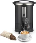 Commercial Coffee Maker 80 Cup, Double Layer Stainless Steel Coffee Urn 12L/3.2 Gal Electric Hot Beverage Dispenser Large Hot Water Dispenser Coffee Dispenser Hot Water Urn For Business Catering