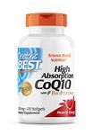 Doctor Best High Absorption CoQ10 with BioPerine 100 mg 120 Softgels