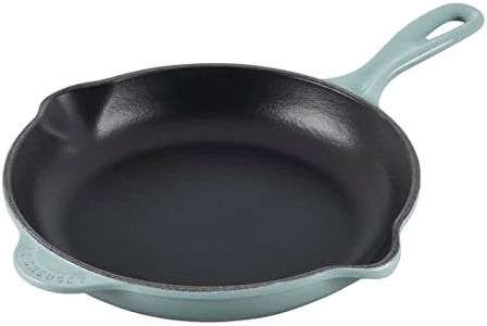 Le Creuset Classic Cast Iron Handle Skillet, 9", Sea Salt