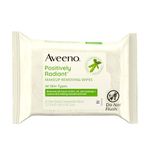 Aveeno Positively Radiant Makeup Removing Wipes, 25 Count