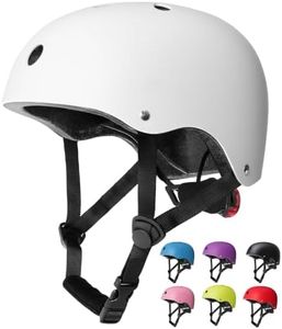 Kids Bike Helmet, Helmet for Kids 5-8-14 with LED Light, CPSC Certified Adjustable Lightweight Bicycle Helmet, Boys Girls Helmet for Bike Scooter Skateboard