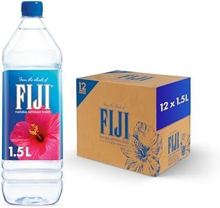 FIJI Natural Artesian Bottled Water 1.5 Liters / 50.7 Fl Ounce (Pack of 12) - 100% Natural Electrolytes