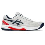 ASICS Men's Gel-Dedicate 8 Pickleball Shoes, 12, Concrete/Night Sky