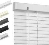 Boolegon Aluminum Mini Blinds Cordless Venetian Blind New 1 Inch Metal Slat Horizontal Blinds Anti-UV Waterproof Venetian Windows Blind for Office Home, White, 22" W x 78" H