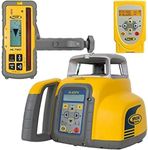 Spectra Precision GL422N Dual Grade Laser Level, Automatic Self-Leveling with HL760 Receiver, Radio Remote Control, Adapters, Rechargeable Batteries, Charger, Case