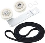 BlueStars 661570 & 279640 & W10837240 Dryer Drum Belt Idler Pulley and Pulley Kit - Compatible with Whirlpool Maytag Kenmore Dryers - Replaces 661570VP 661570V PS11726337 W10547290 AP5983729