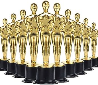 36 Pack Gold Award Trophies Party Favors,Gold Oscar Trophy for Award Ceremony,Theme Party,Birthday Party,Movie Night,Classroom Prize,Classroom Prize,Office Competition,for Boys Girls Teens and Adults