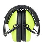 Retevis EHN009 Kids Ear Protection, Foldable Noise Reduction Earmuff with Adjustable Headband, Toddlers Children Autism Headphones,Ear muffs for Football Game, Concerts, Air Shows, Fireworks(Green)