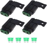 ECSiNG 4PCS Car Midi Fuse Holders w