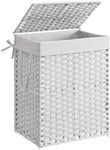 SONGMICS Handwoven Laundry Hamper, 