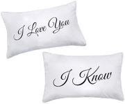 DasyFly His Hers Couples Pillowcase