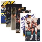 POSTER WALLAH Stephen Curry Poster for Home Office and Student Room Wall | Aesthetic Poster | Wall Decor (12x8 Inch) Set of 6 Pieces