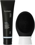 Buttah Skin by Dorion Cleanse + Vibe Brush Kit | Buttah Vibe Cleansing Face Brush | Buttah Facial Cleanser 3.4oz | 2-Speed Sonic Pulsating Cleansing Brush - Gentle Exfoliation - Water Resistant