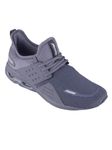 FURO Lace Up Comfortable Stylish Outdoor Running Sports Shoes for Men R1043 Grey