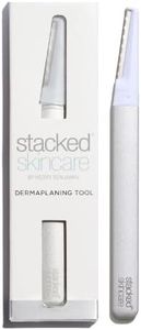 Professional Dermaplaning Tool for Women – Metal Handle, Replaceable Blade, Smooth Skin & Peach Fuzz Removal, At-Home Exfoliation Razor