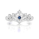Psiroy Tiara Crown Ring for Women W