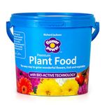 Flower Power Richard Jackson Premium Plant Food, with Bio-Active Technology, Concentrated Feed for All Plants, Fruits and Vegetables with Essential Nutrients (1.5kg)